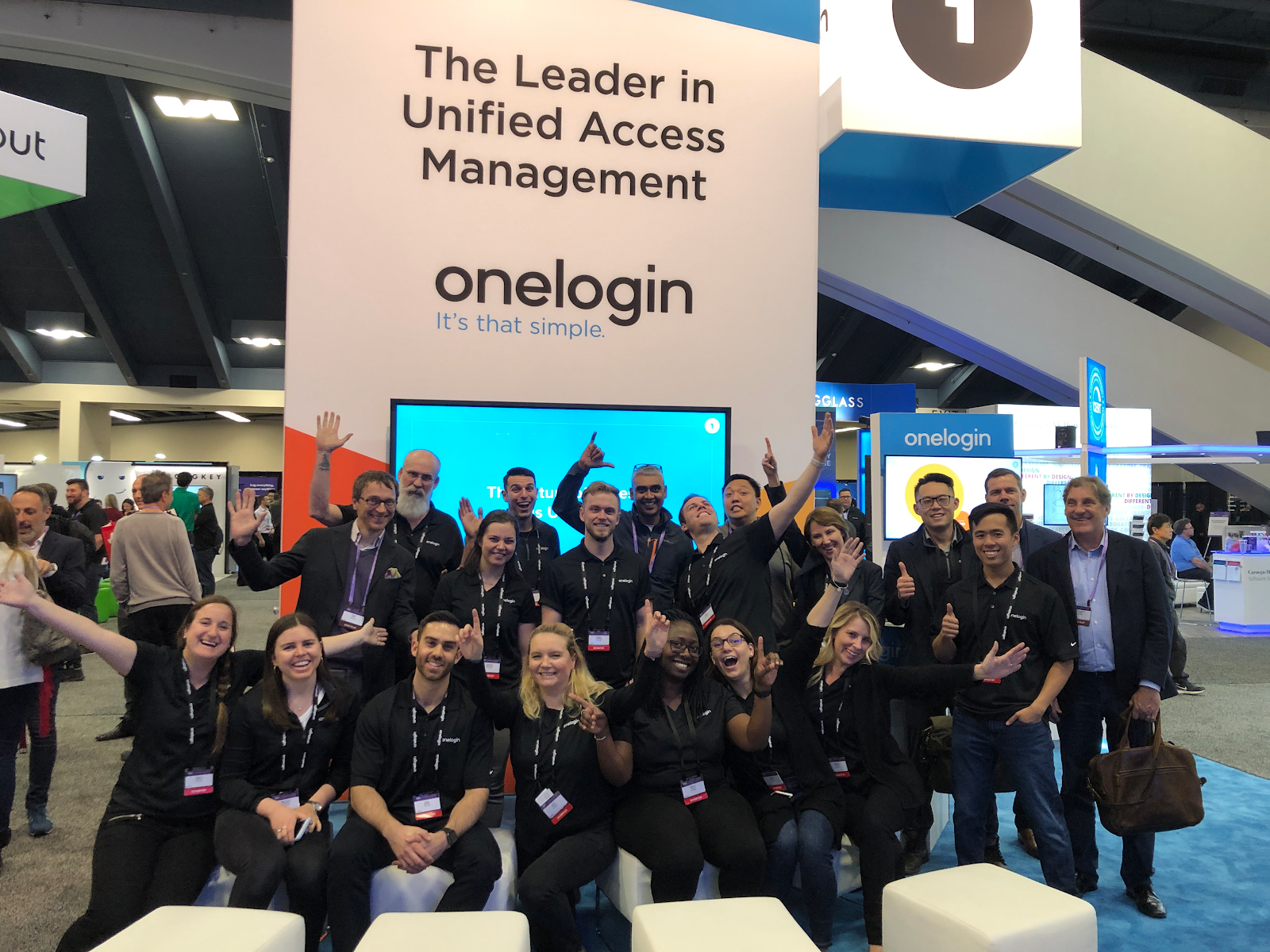 RSA カンファレンス 2019 での OneLogin 出展チーム