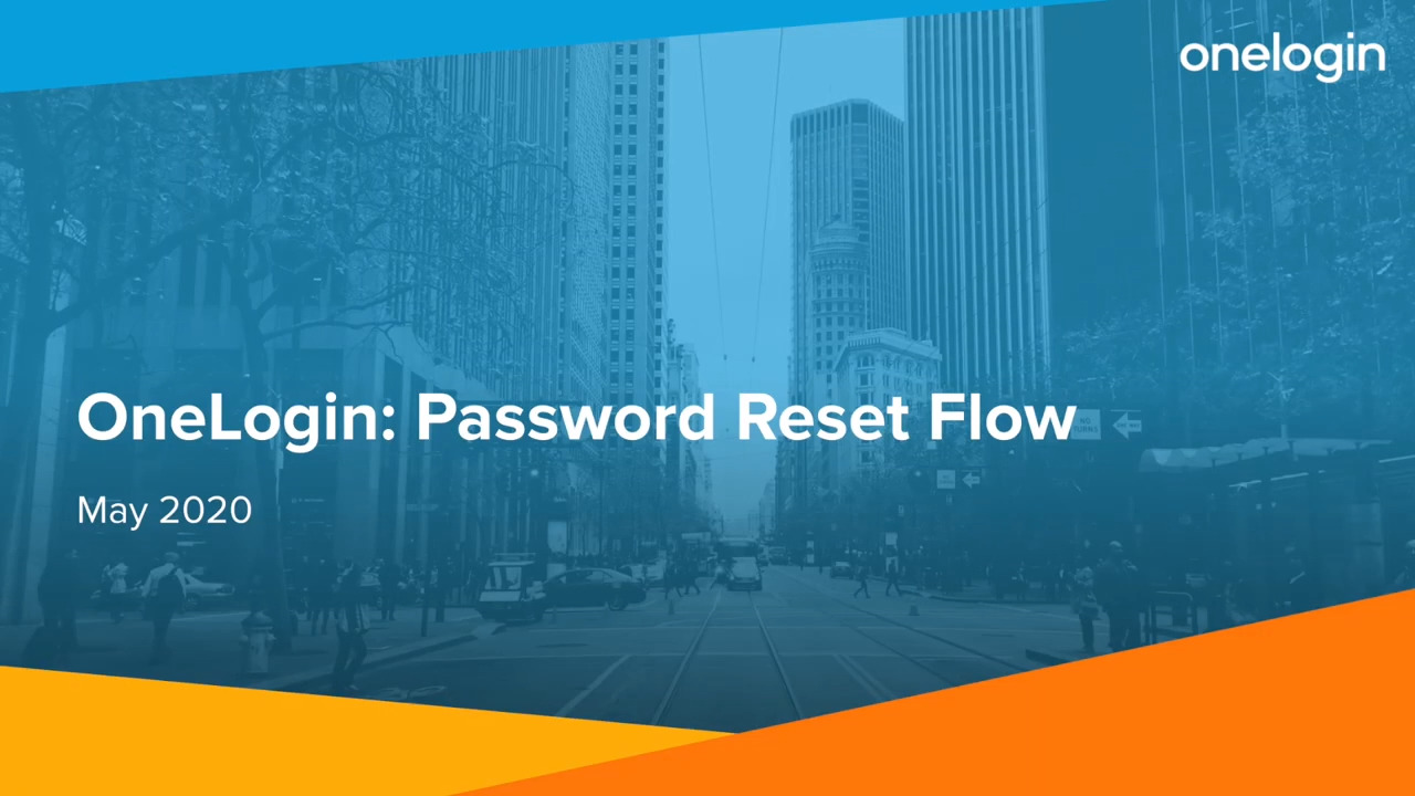 OneLogin: How to Reset Your Password Video